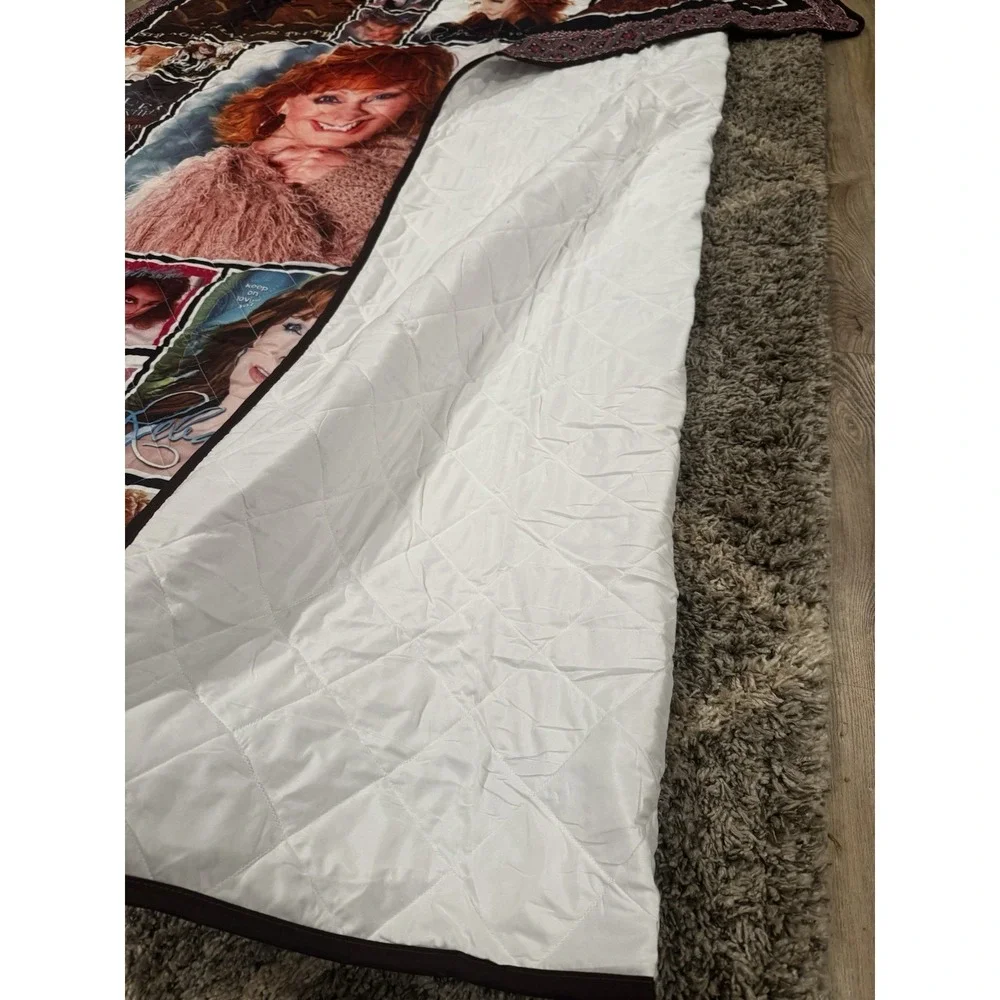 Reba McEntire Queen Comforter Quilt Album Covers‎ 89x97 Blanket Thin Coverlet